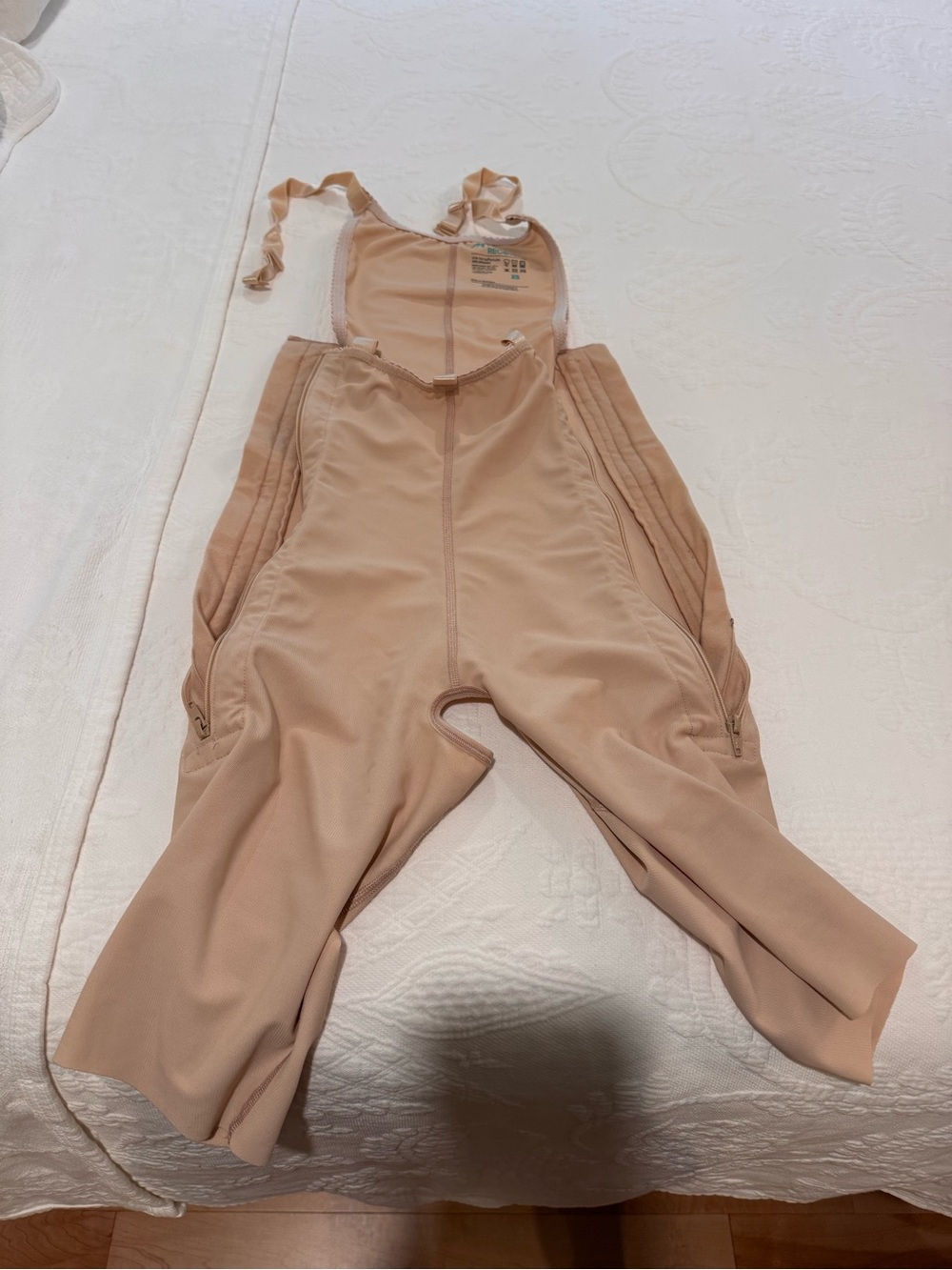 Marena Post Surgical Girdle with side closures and suspenders